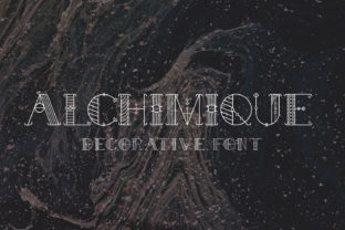 Alchimique: A Bold Display Font for Digital Design