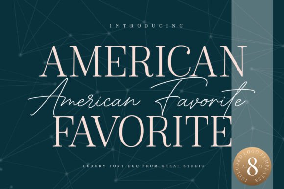 American Favorite: A Display Font for Digital Design