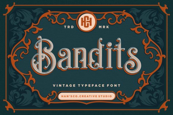 Bandits Typeface: Elevating Web Design with Baroque Flair