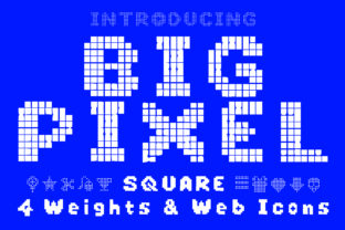 Big Pixel Font: Bold Display Type for Digital Campaigns