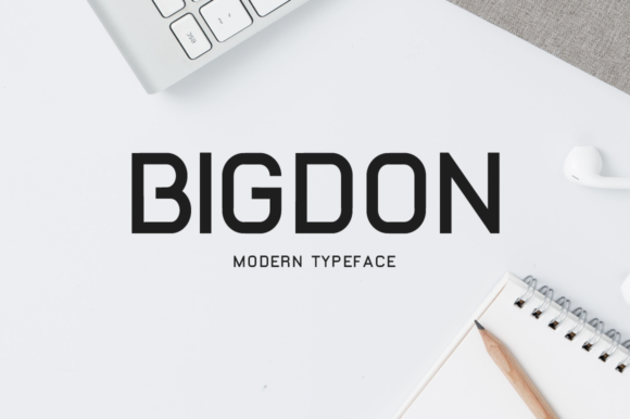 Bigdon: A Modern Display Font for Bold Campaigns