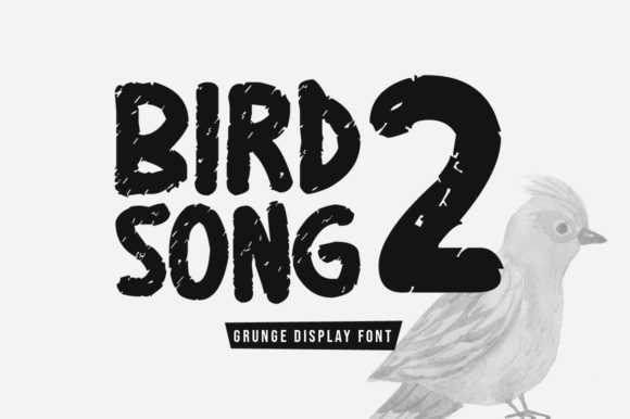 Birdsong Two: A Whimsical Display Font for Branding
