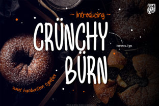 Crunchy Burn: A Display Font for Bold Web Headers