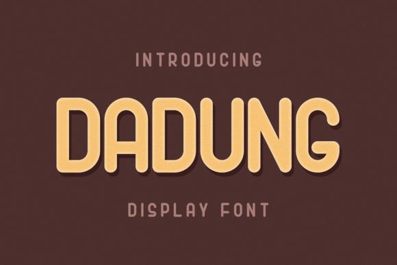 Dadung Font: A Smart Display Typeface for Brands