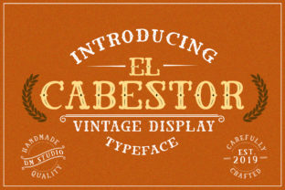 El Cabestor: A Bold Western Typeface for Branding