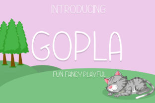 Gopla: A Modern Handwritten Font for Makers