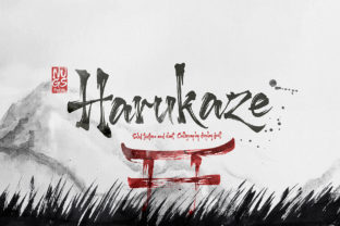 Harukaze: A Bold Brush Typeface for Editorial Impact