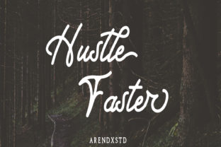 Hustle Faster: A Bold Display Font for Web Headers