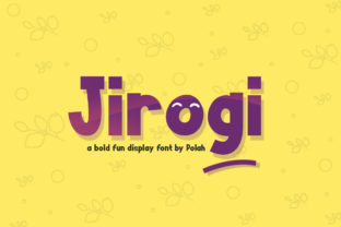 Jirogi: A Whimsical Display Font for Web Design