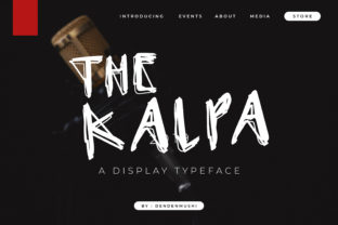 Kalpa Font Review: A Handwritten Display Typeface for Web Design