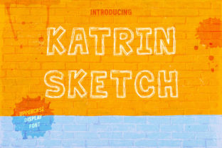 Katrin Sketch: A Whimsical Display Font for Modern Branding