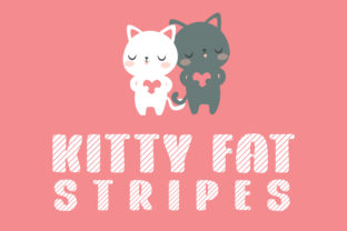 Kitty Fat Stripes: A Playful Display Font for Editors