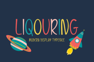 Liqouring: A Playful Display Font for Web Design
