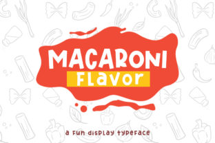Macaroni Flavor: A Whimsical Display Typeface for Editorial Design