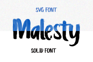 Malesty: A Bold Display Font for Branding