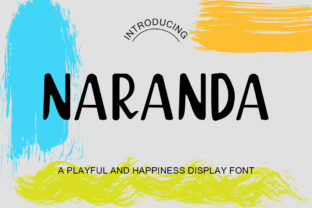 Naranda: A Playful Display Font for Editorial Design