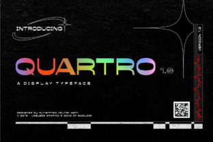 Quartro: A Modernist Display Font for Bold Branding