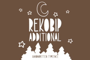 Rekobip Additional: A Handwritten Display Font for Editorial Design