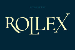 Rollex: A Premium Display Font for Modern Web Design