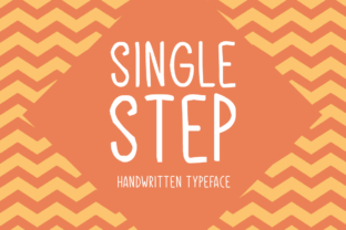 Single Step: A Handwritten Display Font for Modern Brands