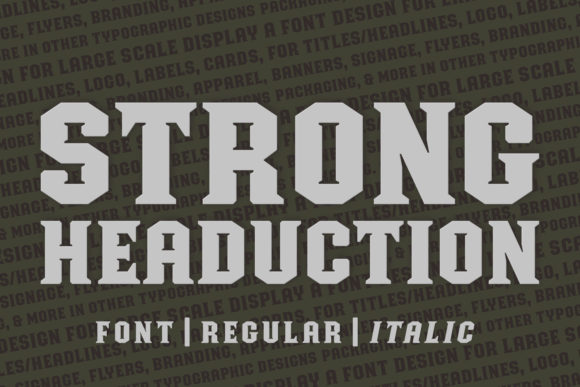 Strong Headucation: A Bold Display Font Review