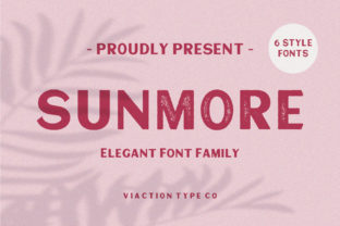 Sunmore: A Warm Display Font for Branding