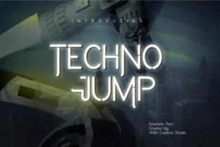 Techno Jump: A Futuristic Font for Bold Campaigns
