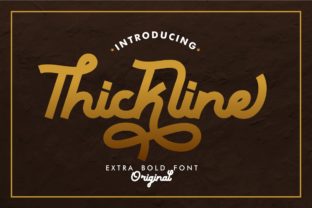 Thickline Font: Bold Branding for Small Business
