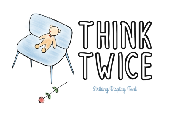 Think Twice Font: A Casual Handwritten Typeface for Modern Brands