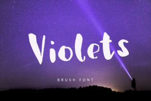 Violets: A Whimsical Display Font for Editors