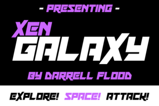 Xen Galaxy Font for Modern Branding